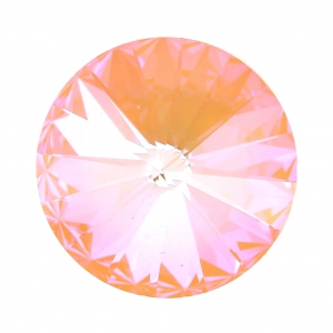 Rivoli Swarovski (1122) 12mm Crystal Peach DeLite