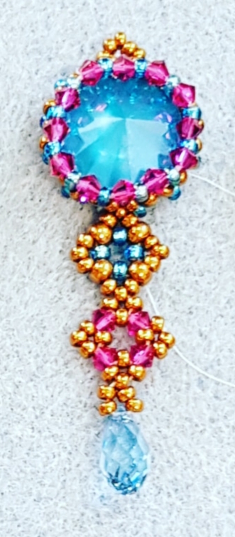 KIT Orecchini Gloria Colore Azul / Fucsia