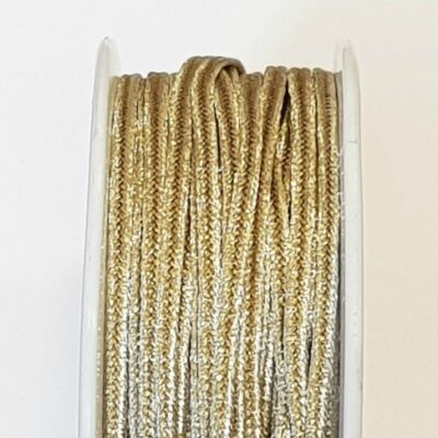 Cordoncino Soutache Metalizzato Oro Chiaro