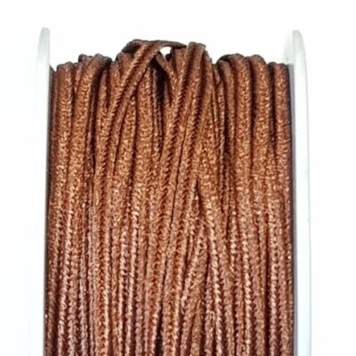 Cordoncino Soutache Metalizzato Marrone