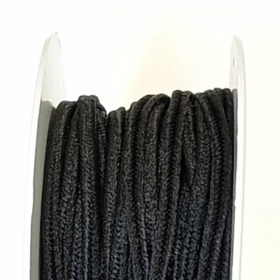 Cordoncino Soutache Metalizzato Nero