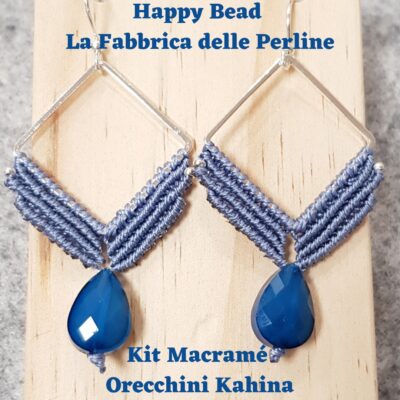 Orecchini Kahina Azzurro Large