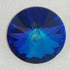 Rivoli Swarovski (1122) 12mm Bermuda Blu