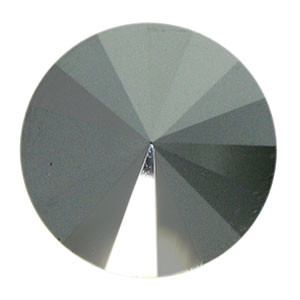 Rivoli Swarovski (1122) 12mm Jet Hematite