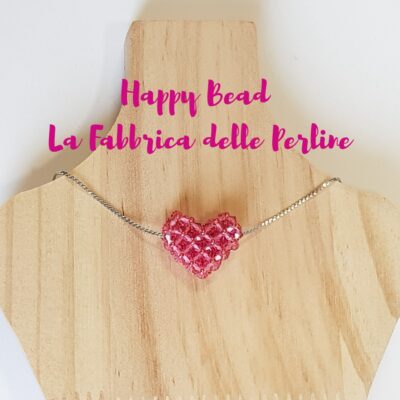 Corso Online e Kit Ciondolo Cuore colore ROSE