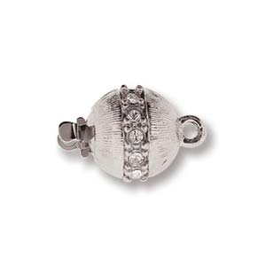 Chiusura a Sfera 11mm Argento