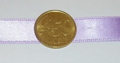 Nastrino Raso 1,5 cm Lilla