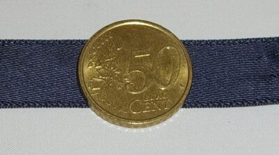 Nastrino Raso 1,5 cm Blu