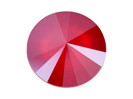 Rivoli Swarovski (1122) 14mm Shiny Lacquer Royal Red