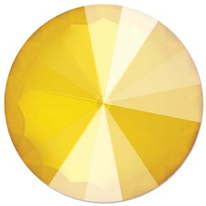 Rivoli Swarovski (1122) 12mm Shiny Lacquer Buttercup