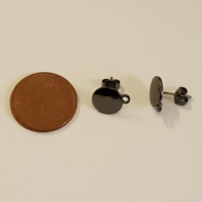 Perno Piatto 10mm con anellino Canna Fucile