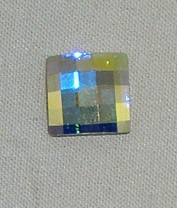 Chessboard FB Swarovski (2493) 12mm Crystal AB