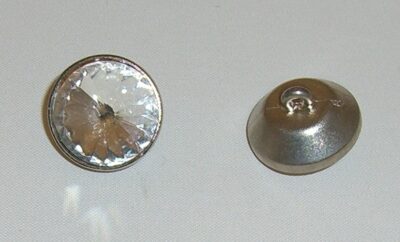 Bottone Swarovski 15mm Crystal