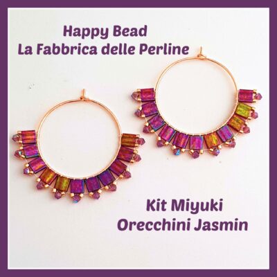 Kit Miyuki Orecchini Jasmin Ametista