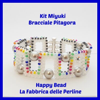 Kit Miyuki Braccaile Pitagora Bianco / Canna di Fucile / Arcobaleno