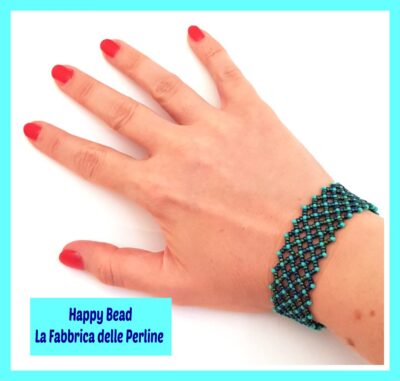 Kit Miyuki Braccaile Rete Blu / Turchese