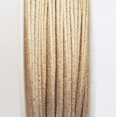 Cordoncino Soutache Misto Metallic Oro Aurum