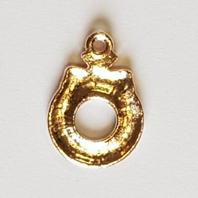Ciondolo Natale Ghirlanda 16x23mm