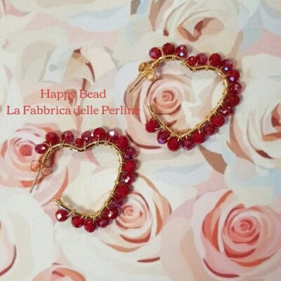 Orecchini Cutie Cuore versione Rosso