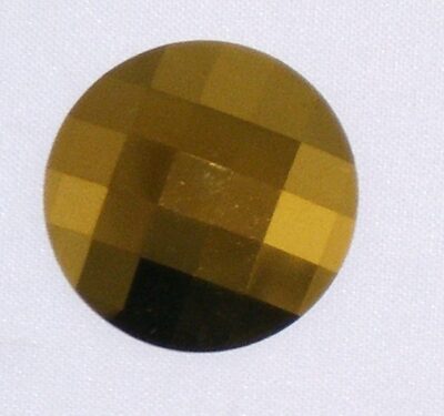 Strass Disco Tondo Swarovski 20mm Crystal Golden Shadow