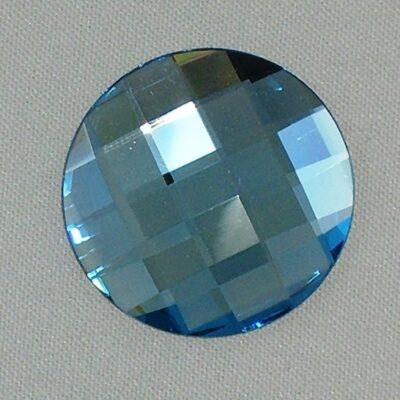 Strass Disco Tondo Swarovski 20mm Crystal Bermuda Blu