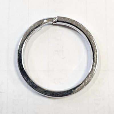 Anello Portachiavi 25mm in Acciaio