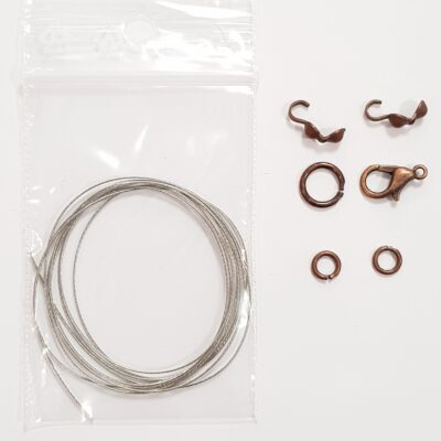 Kit Cavetto + Chiusura Semplice ACCIAIO
