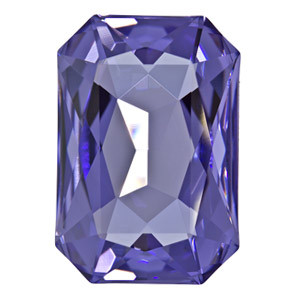 Cabochon Rettangolo (4627) Swarovski 27x18,5mm Tanzanite