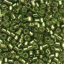 Delica 11/0 (DB1207) Verde Oliva Silverline