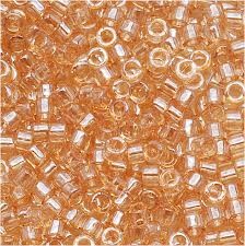 Delica 11/0 (DB101) Topazio Chiaro Luster Glazed Trasparent