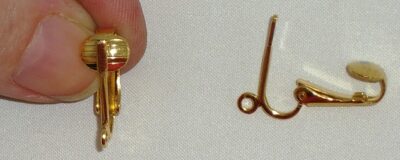 Clip con anellino Oro