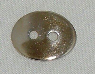 Bottone Metallo 14mm Argento