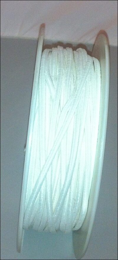 Cordoncino Soutache Bianco Opaco