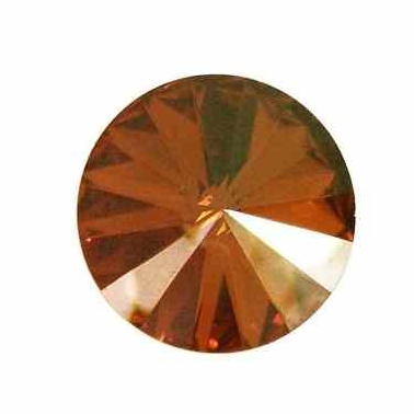 Rivoli Swarovski (1122) 14mm Smoke Topaz