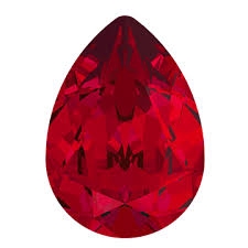 Cabochon Goccia (4320) Swarovski 14x10mm Scarlet